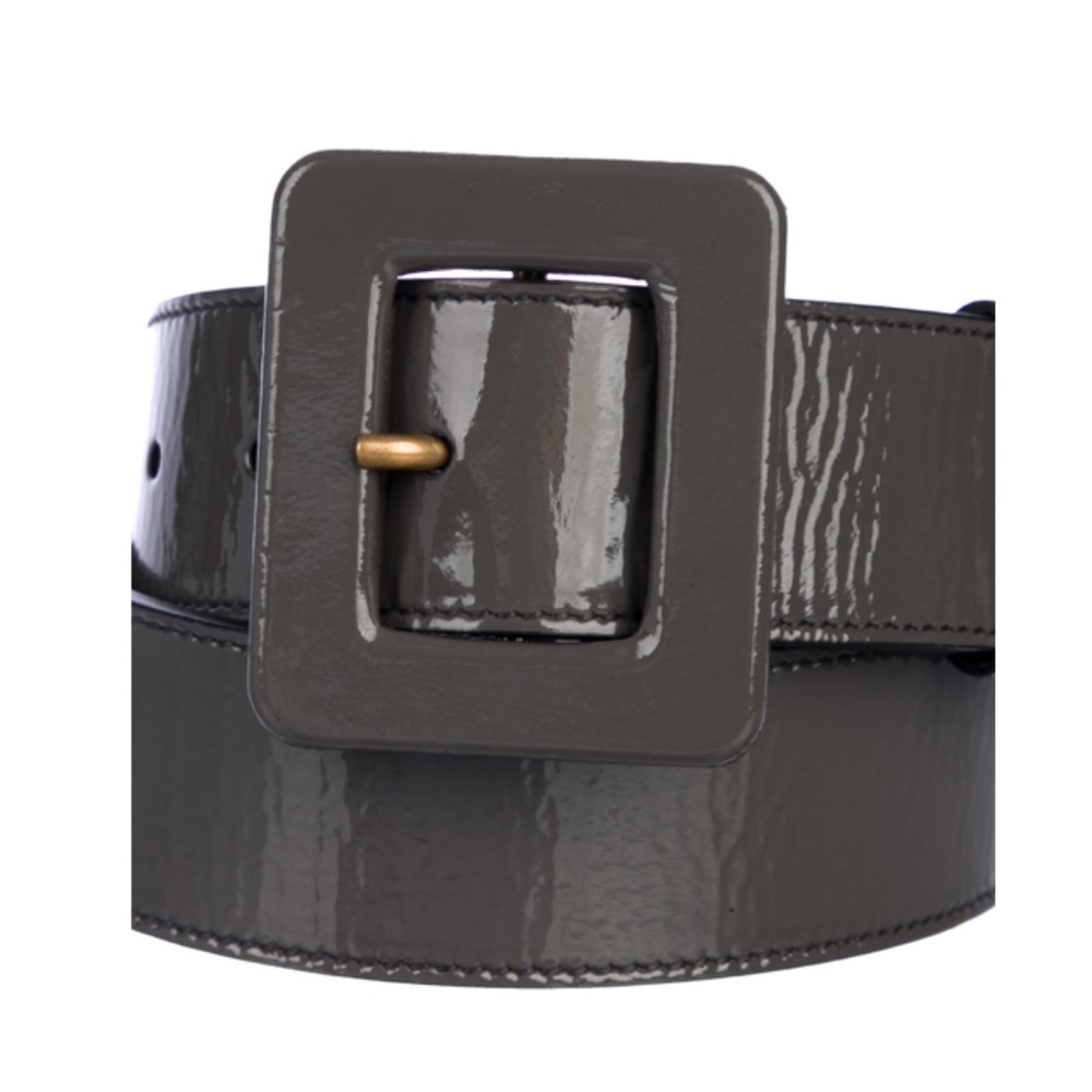 YSL Patent Leather Buckle Belt - Picture 2 of 3